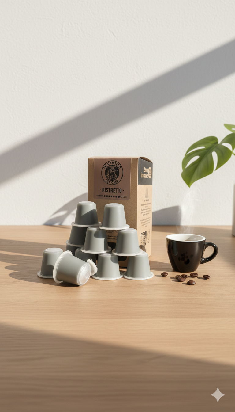 Cápsulas de café compostables
