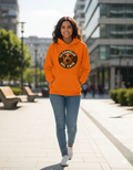 Sudadera naranja Tu Camello del Café – Unisex
